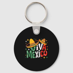 Viva mexico toddler girls boys mexican flag keychain