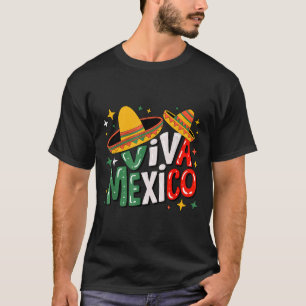 Viva mexico toddler girls boys mexican flag T-Shirt