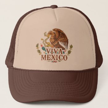 Viva Mexico Trucker Hat by allworldtees at Zazzle