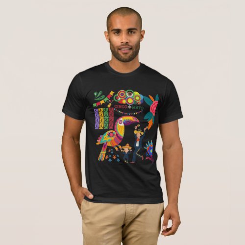Viva Mexico Vibes black T-Shirt
