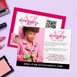 Viva Modern Magenta Fashion Custom Photo Marketing Postcard<br><div class="desc">Clean, modern style with a focus on one of the year's hottest trending colors: magenta! It's bold and feminine, with a smooth, clean impression. Easily personalize your own custom marketing postcards for your beauty, fashion or lifestyle business and more! Both front and back photos should be replaced with your own...</div>