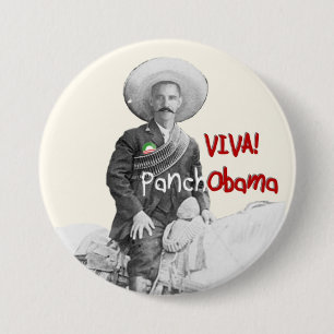 Viva PanchObama Pinback Button