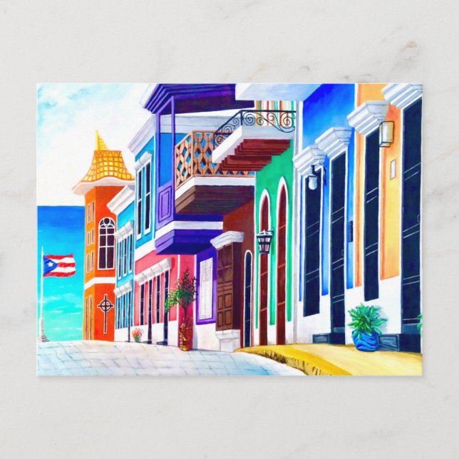 ¡Viva Puerto Rico! Postcard (Front)