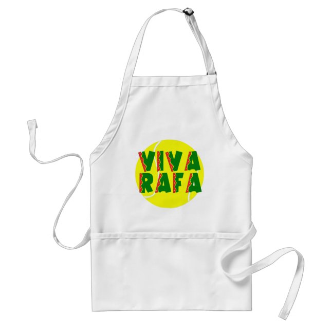 VIVA RAFA with Tennis Ball Adult Apron (Front)