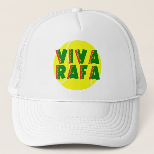 VIVA RAFA with Tennis Ball Trucker Hat