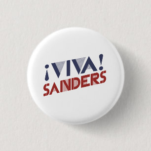Viva Sanders 2016 Pinback Button