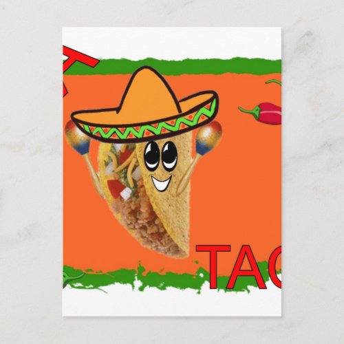 VIVA TACO POSTCARD