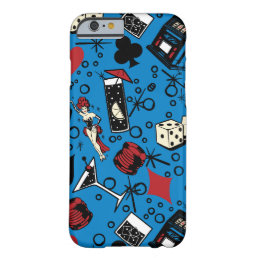 Viva Vegas Casino Retro Gambling Design Barely There iPhone 6 Case