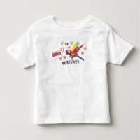 Viva Venezuela - Guacamaya and Child Flag