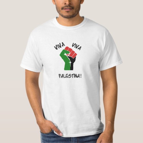 Viva Viva Palestina Mens Tee