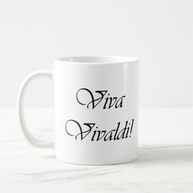 viva vivaldi coffee mug (Left)