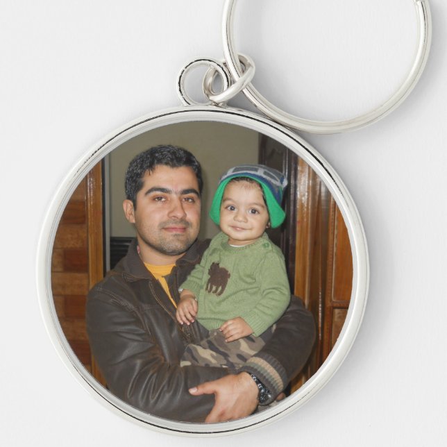Vivaan with Chachu Keychain (Front)