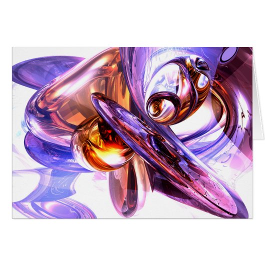Vivacious Abstract Cards (Front Horizontal)