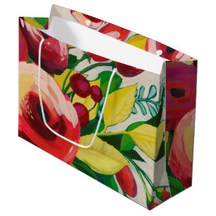 Vivacious Blooms Large Gift Bag