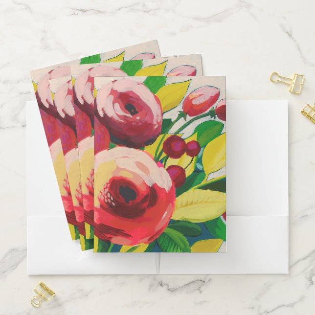 Vivacious Blooms Pocket Folder (In Situ)