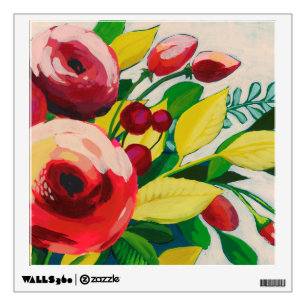 Vivacious Blooms Wall Decal