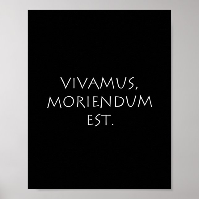 Vivamus Moriendum Est Poster (Front)