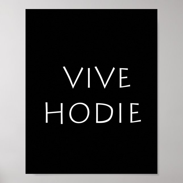 Vive hodie poster (Front)