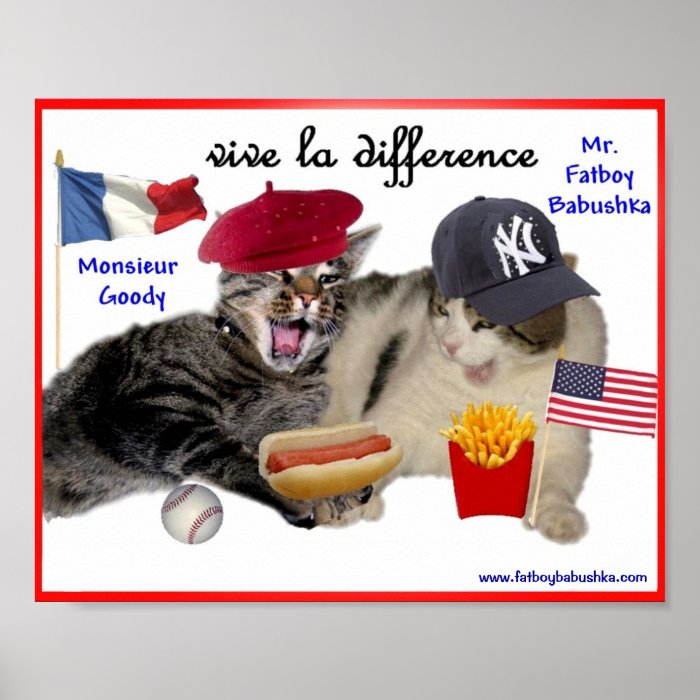 VIVE LA DIFFERENCE POSTER Zazzle