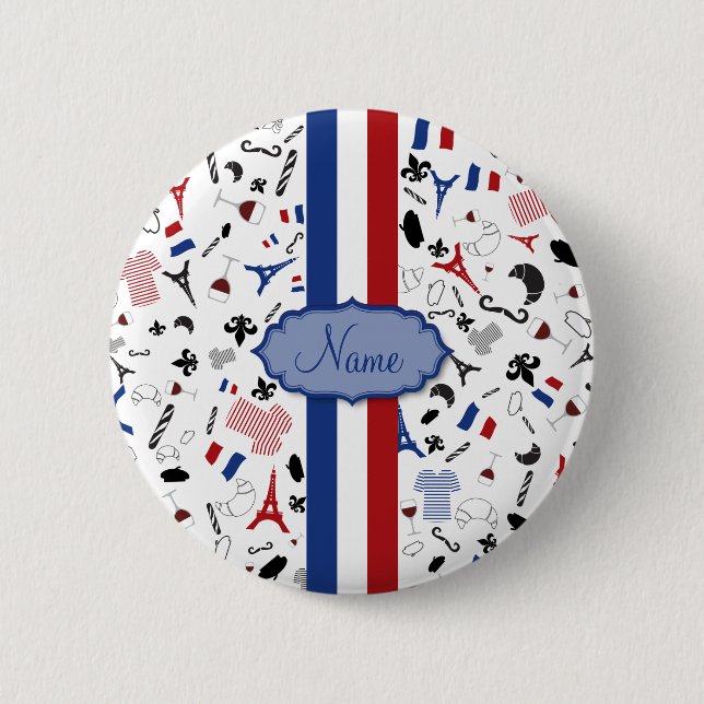 Vive la France Button (Front)