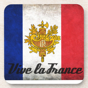 Vive la France Drink Coaster