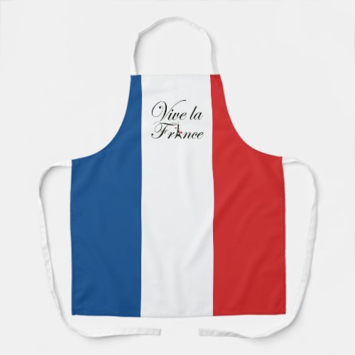 Vive_la_France Flag of France Apron