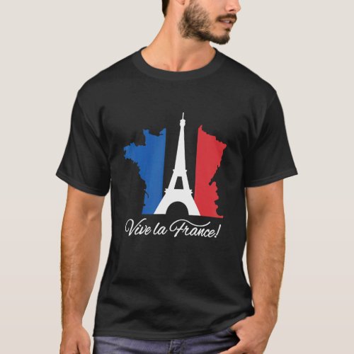 Vive La France Happy France National Day T_Shirt