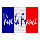 Vive la France - Liberté, Égalité, Fraternité (Front Horizontal)