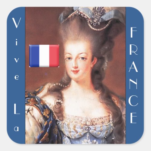 Vive La France Marie Antoinette Stickers