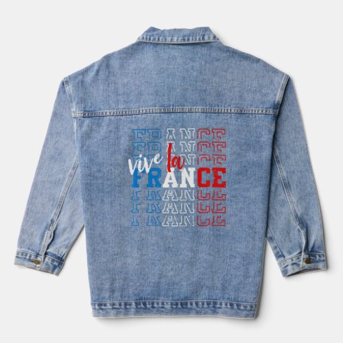 Vive la France Original    Denim Jacket
