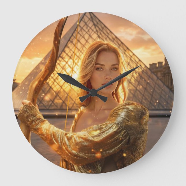 VIVE LA FRANCE - PARIS LARGE CLOCK (Front)