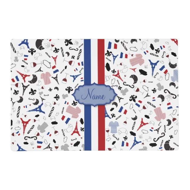 Vive la France Placemat (Front)