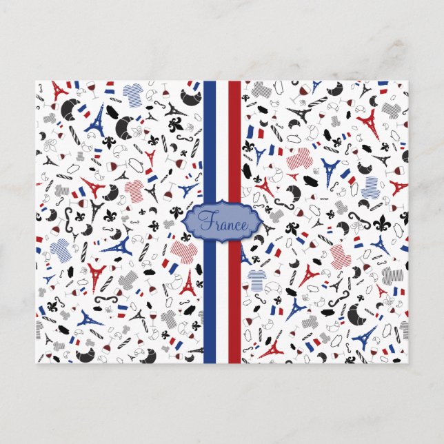 Vive la France Postcard (Front)