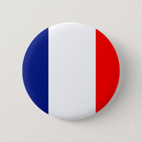 VIVE LA FRANCE tricolor Pinback Button