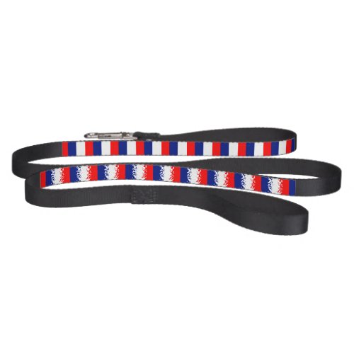 VIVE LA FRANCE tricolor STRIPE20 dog leashes