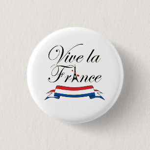 Vive la France Typography Button