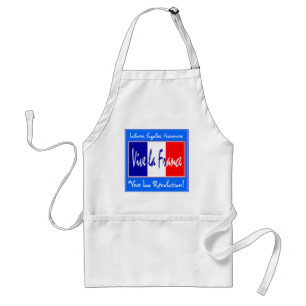 Vive La France, Vive La Révolution, French Chef Adult Apron