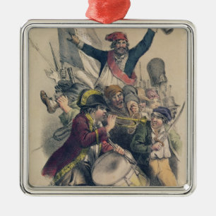 Vive la Republique, 1848 Metal Ornament