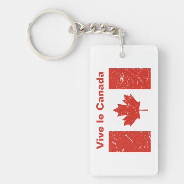 Vive le Canada Keychain (Front)
