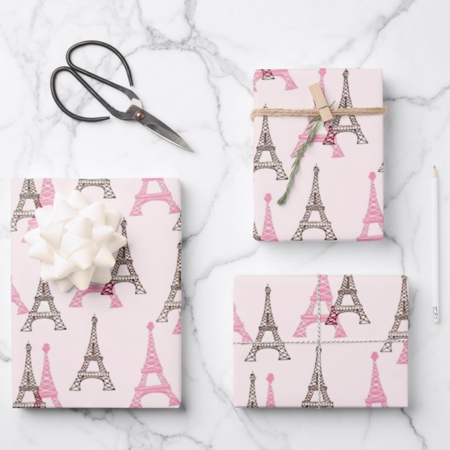 Vive Le France Wrapping Paper Sheets (Front)