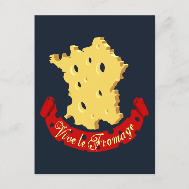 Vive le Fromage Postcard (Front)