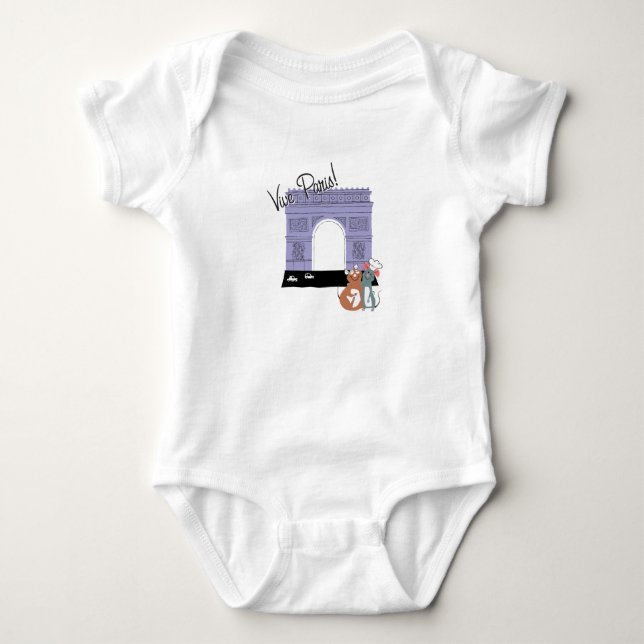 Vive Paris! Arc De Triomphe Disney Baby Bodysuit (Front)