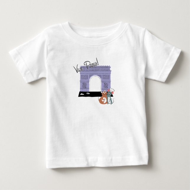 Vive Paris! Arc De Triomphe Disney Baby T-Shirt (Front)