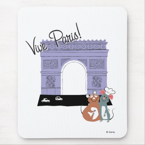 Vive Paris Arc De Triomphe Disney Mouse Pad