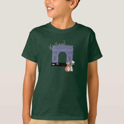 Vive Paris Arc De Triomphe Disney T_Shirt