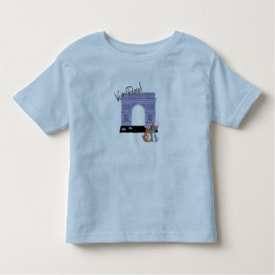 Vive Paris! Arc De Triomphe Disney Toddler T-shirt