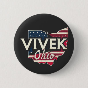 Vivek Ohio 2026 Governor Republican American  Button