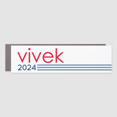 Vivek Ramaswamy 2024 _ Excellence Over Politics Car Magnet