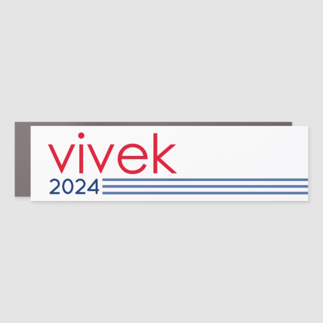 Vivek Ramaswamy 2024 - Excellence Over Politics Car Magnet (Front)