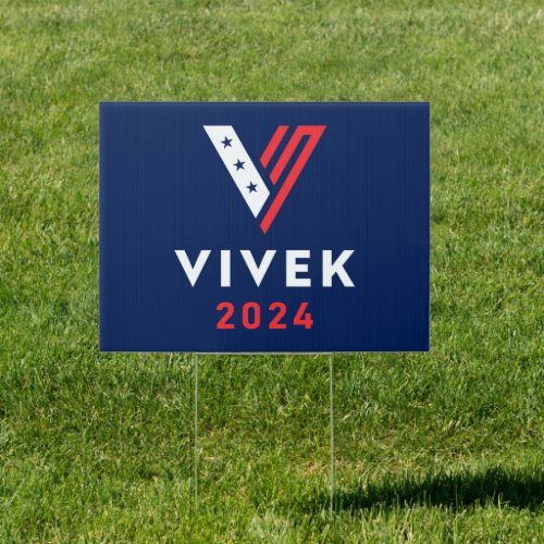 Vivek Ramaswamy 2024 president election yard Sign